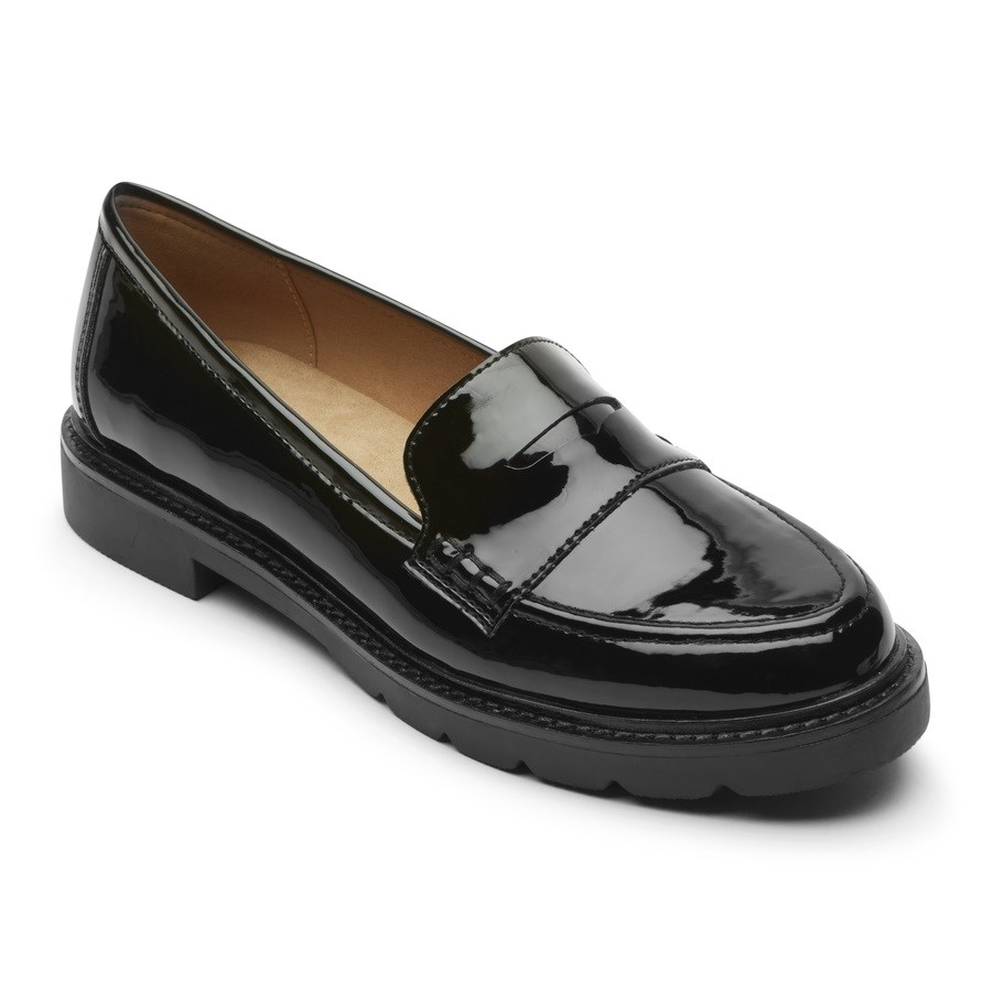 Rockport Kacey Penny Loafers Dames Zwart | NL7619I85