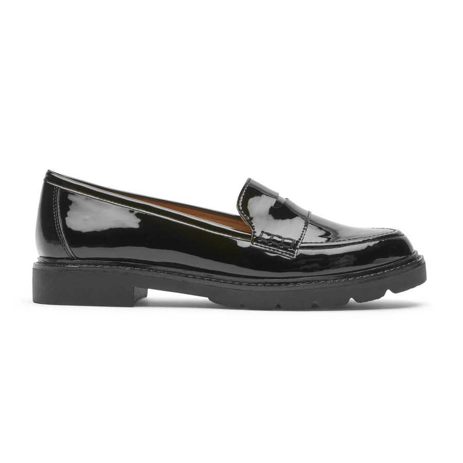 Rockport Kacey Penny Loafers Dames Zwart | NL7619I85