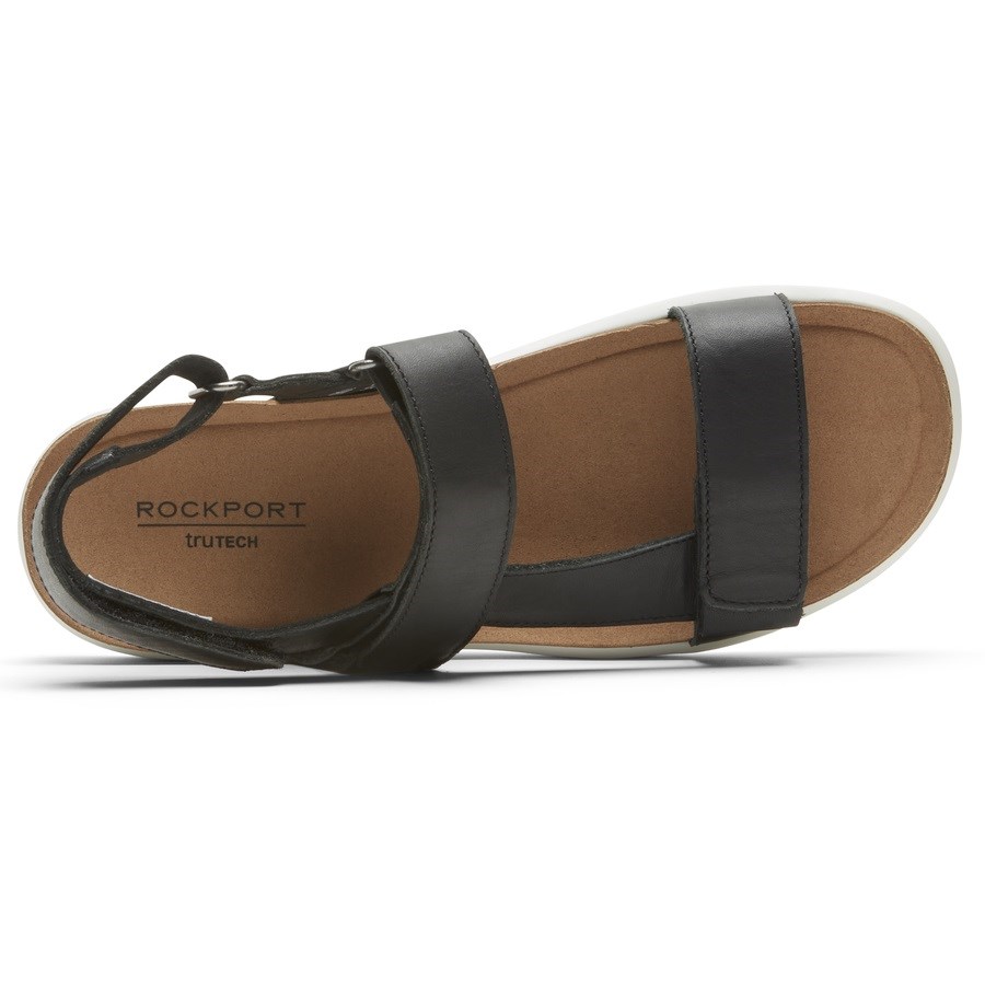 Rockport Kells Bay Sandalen Dames Zwart | NL692581M