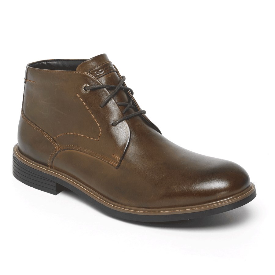 Rockport Klassieke Break Chukka Laarzen Heren Donkerbruin | NL5162O0M