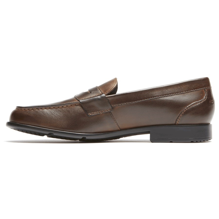 Rockport Klassieke Penny Loafers Heren Donkerbruin | NL20651M9