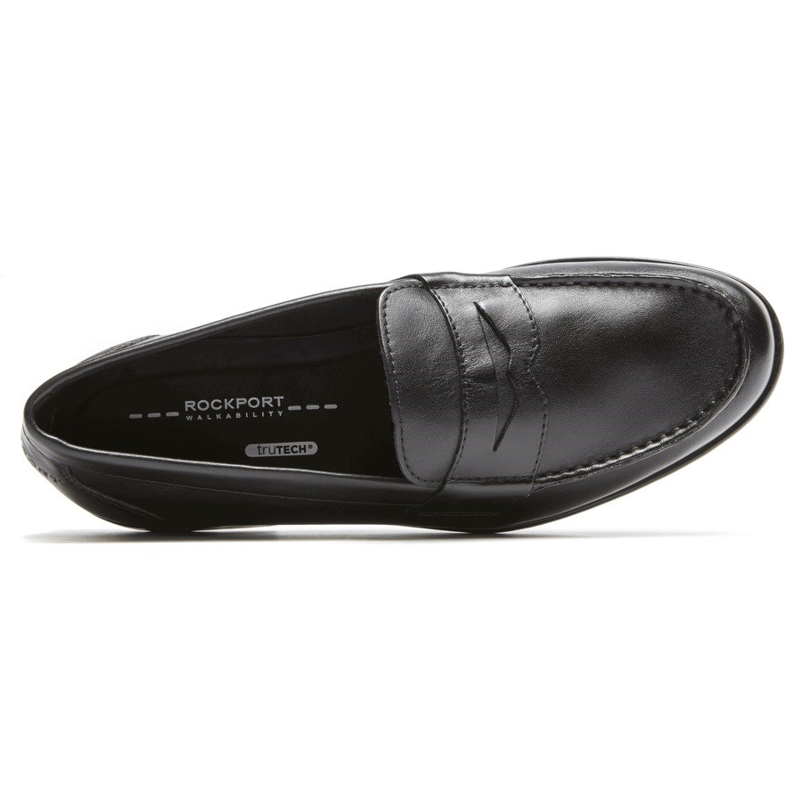 Rockport Klassieke Penny Loafers Heren Zwart | NL69802M1