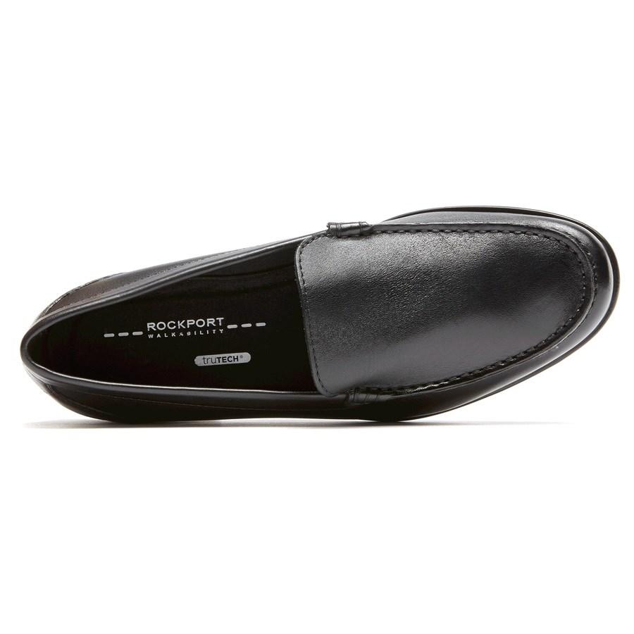 Rockport Klassieke Venetian Loafers Heren Zwart | NL48O951I