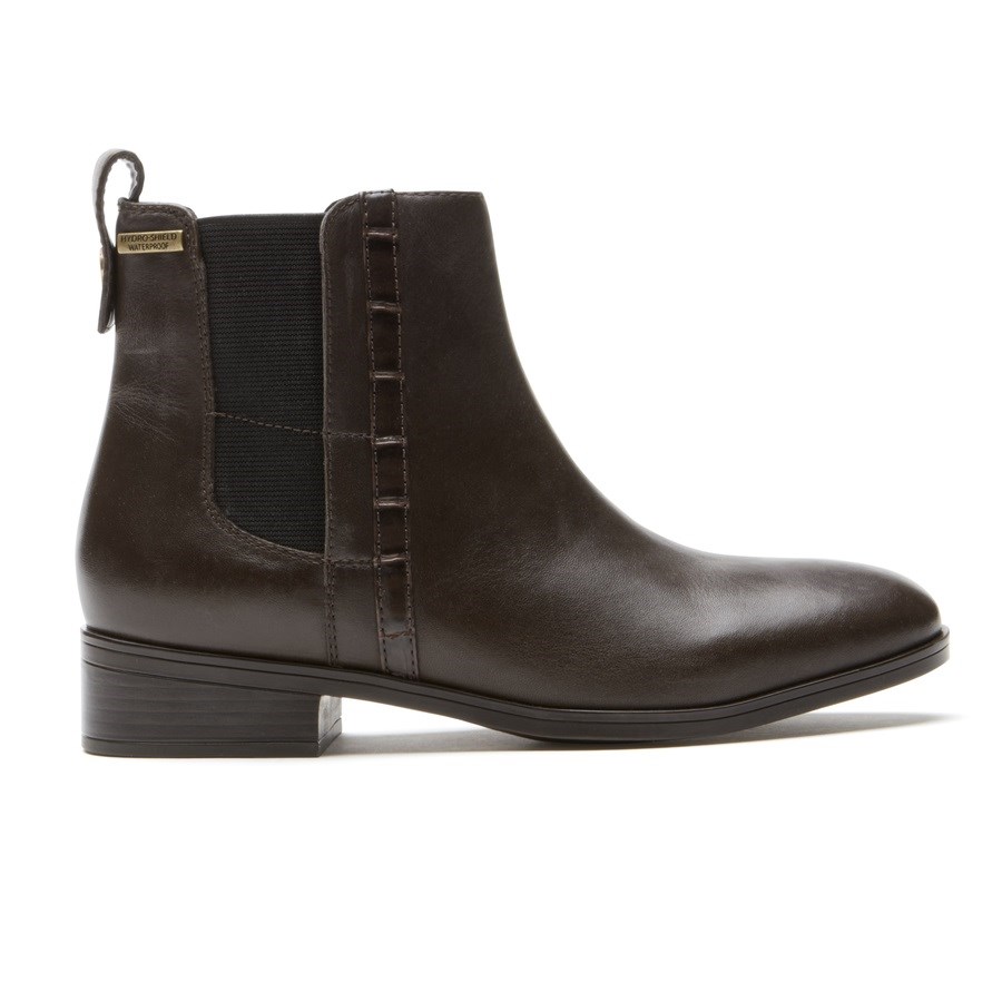 Rockport Larkyn Laarsjes Dames Koffie | NL1095IM6