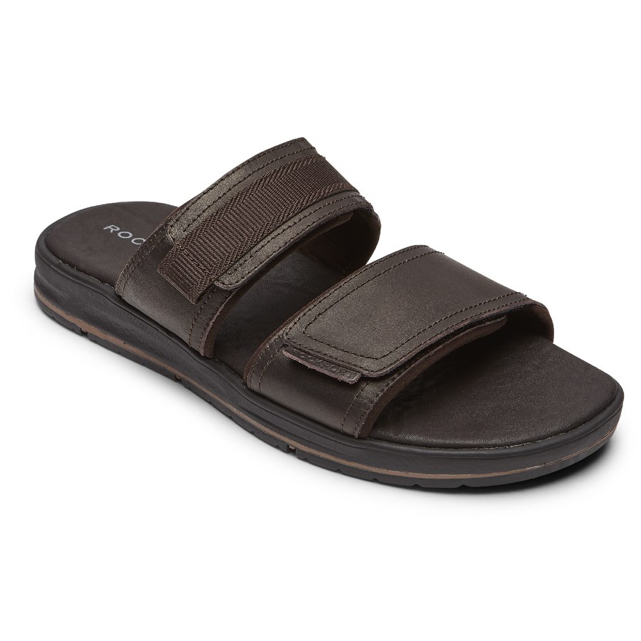 Rockport Lucky Bay Jurken Badslippers Heren Chocola | NL0M9I85O