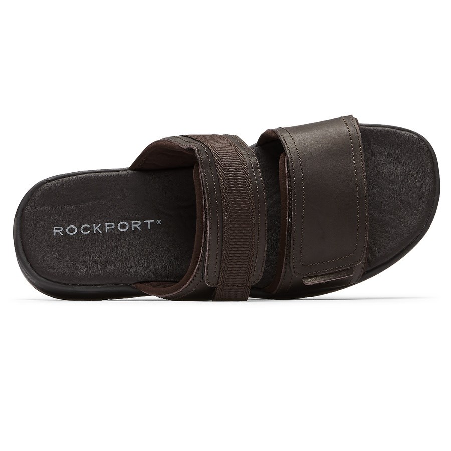 Rockport Lucky Bay Jurken Badslippers Heren Chocola | NL0M9I85O