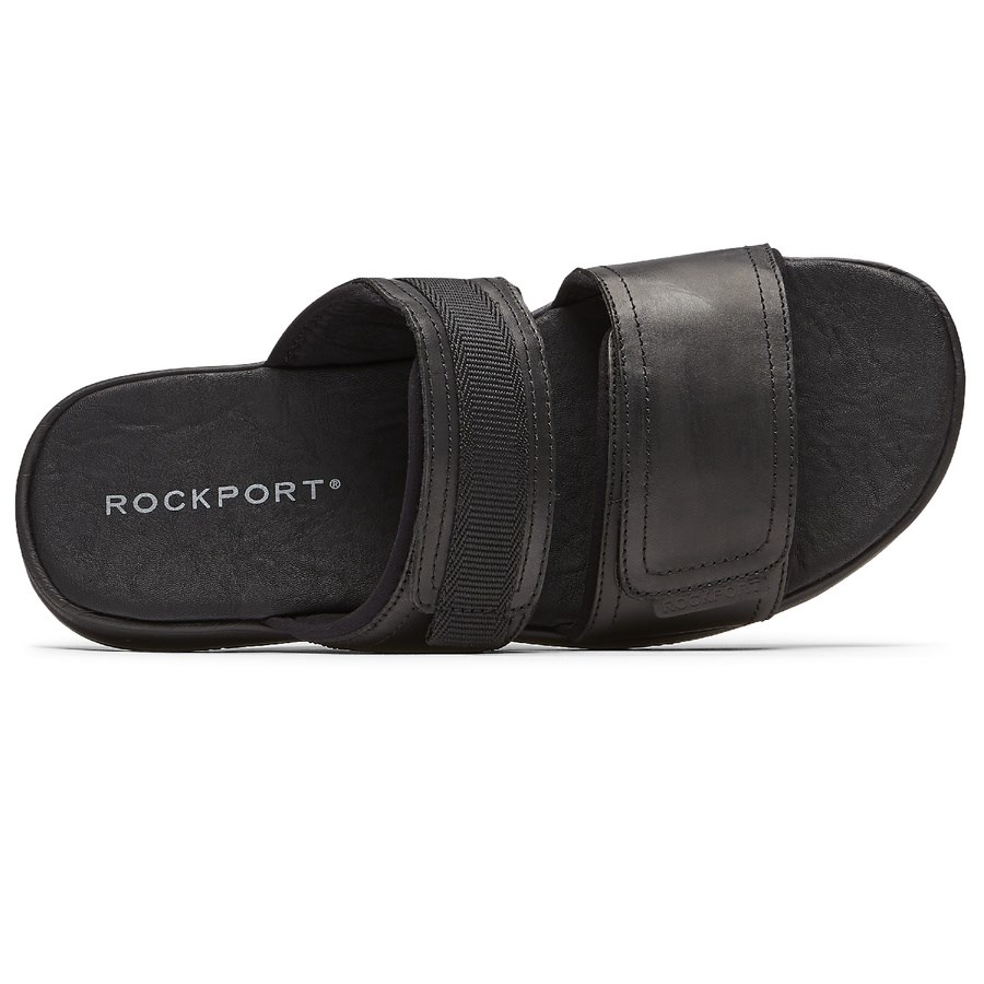 Rockport Lucky Bay Jurken Badslippers Heren Zwart | NL31892M0