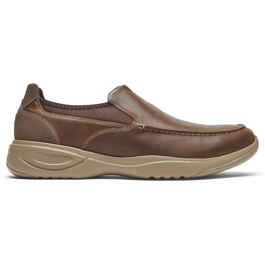 Rockport Metro Path Slip On Sneakers Heren Donkerbruin | NL05MO281