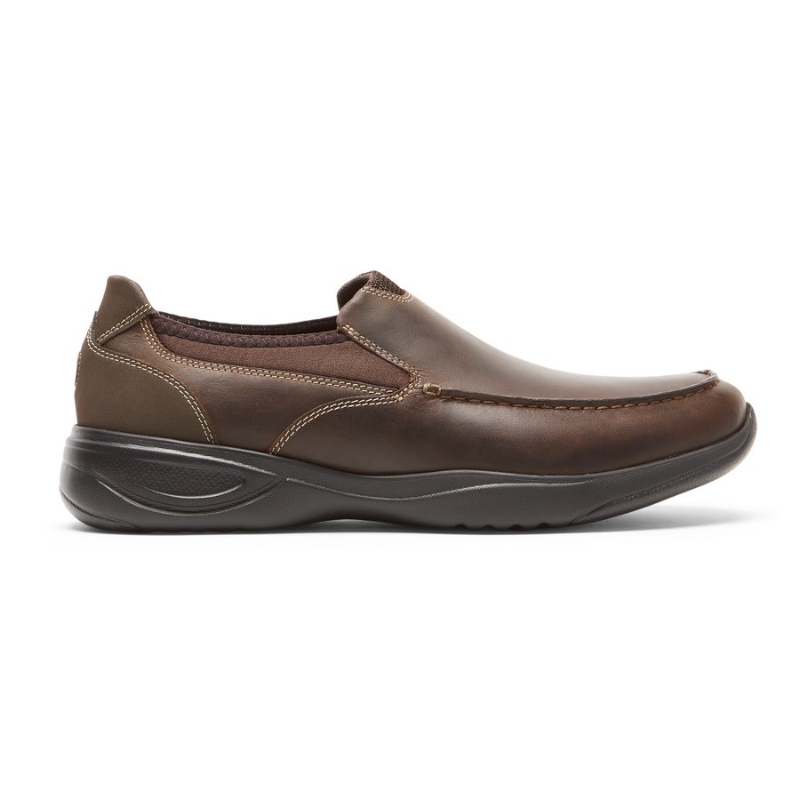 Rockport Metro Path Slip On Sneakers Heren Chocola | NL3M096O1