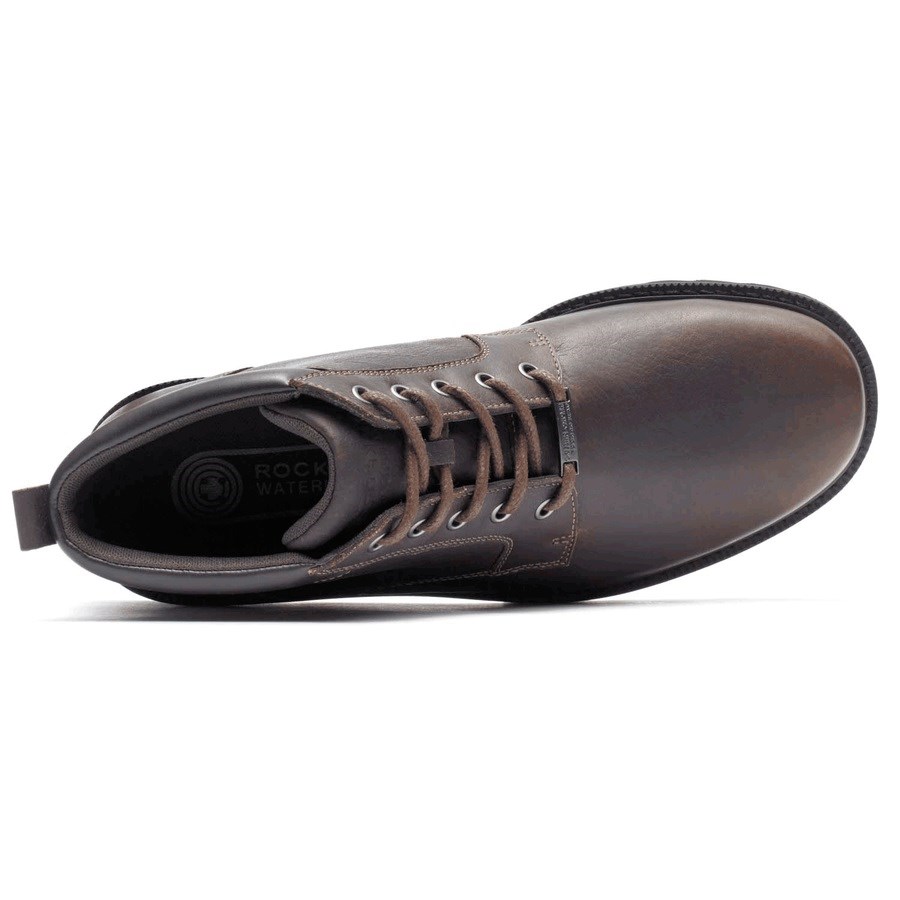 Rockport Northfield Waterdichte Plain Neus Laarzen Heren Chocola | NL35O1298