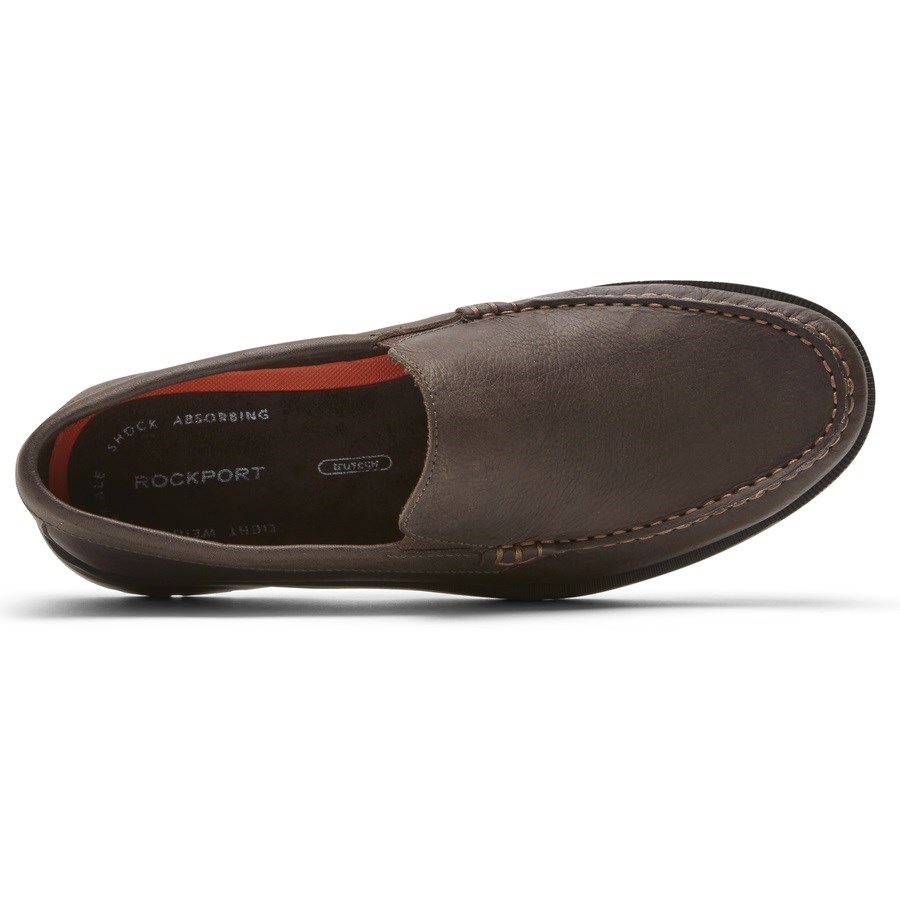 Rockport Palmer Venetian Loafers Heren Chocola | NL70589I1