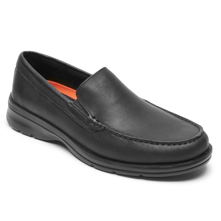 Rockport Palmer Venetian Loafers Heren Zwart | NL2608O5I