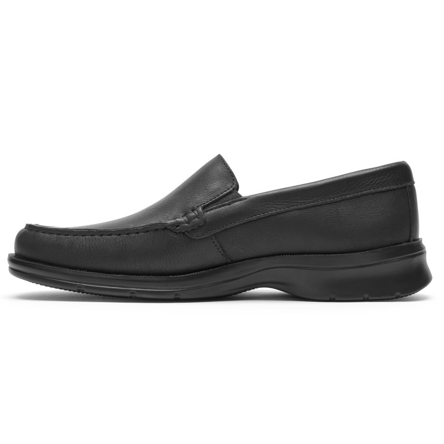 Rockport Palmer Venetian Loafers Heren Zwart | NL2608O5I