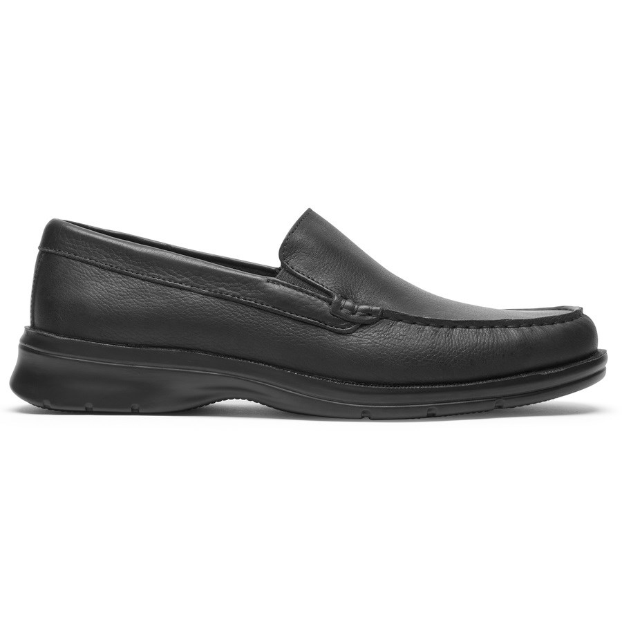 Rockport Palmer Venetian Loafers Heren Zwart | NL2608O5I