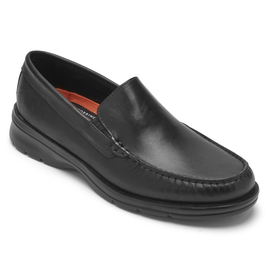 Rockport Palmer Venetian Loafers Heren Zwart | NL29IOM08