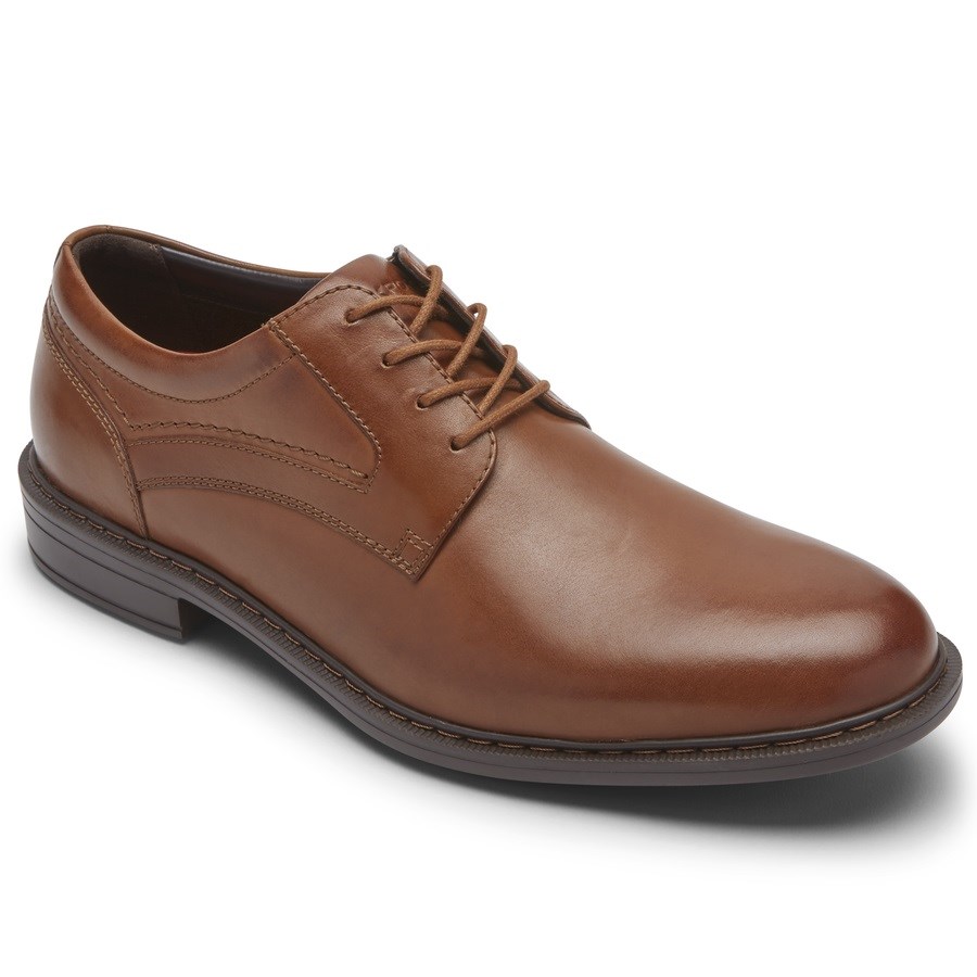 Rockport Parsons Plain Neus Oxford Schoenen Heren Donkerbruin | NL4582I10