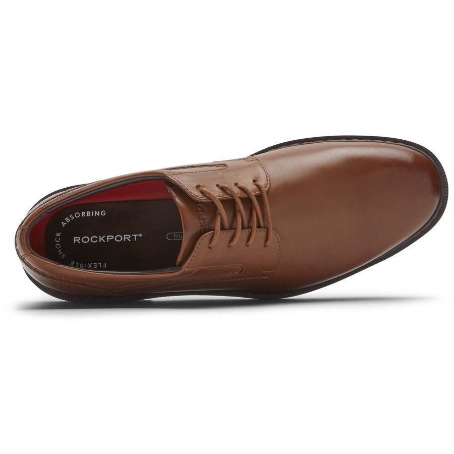 Rockport Parsons Plain Neus Oxford Schoenen Heren Donkerbruin | NL4582I10