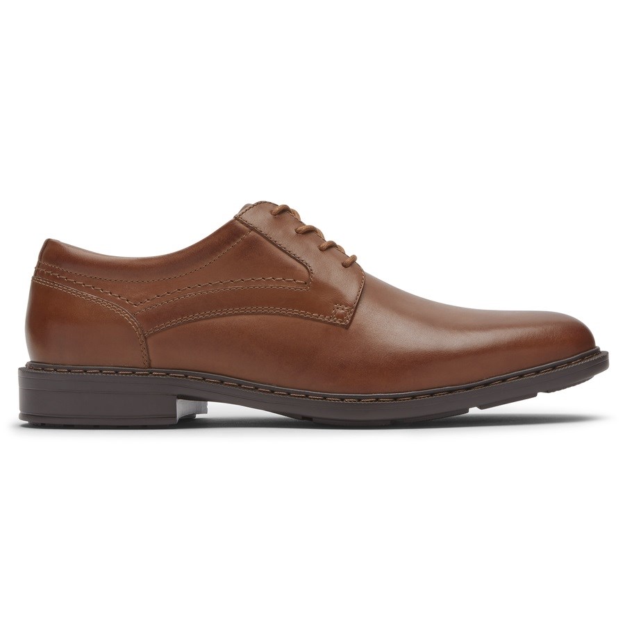 Rockport Parsons Plain Neus Oxford Schoenen Heren Donkerbruin | NL4582I10