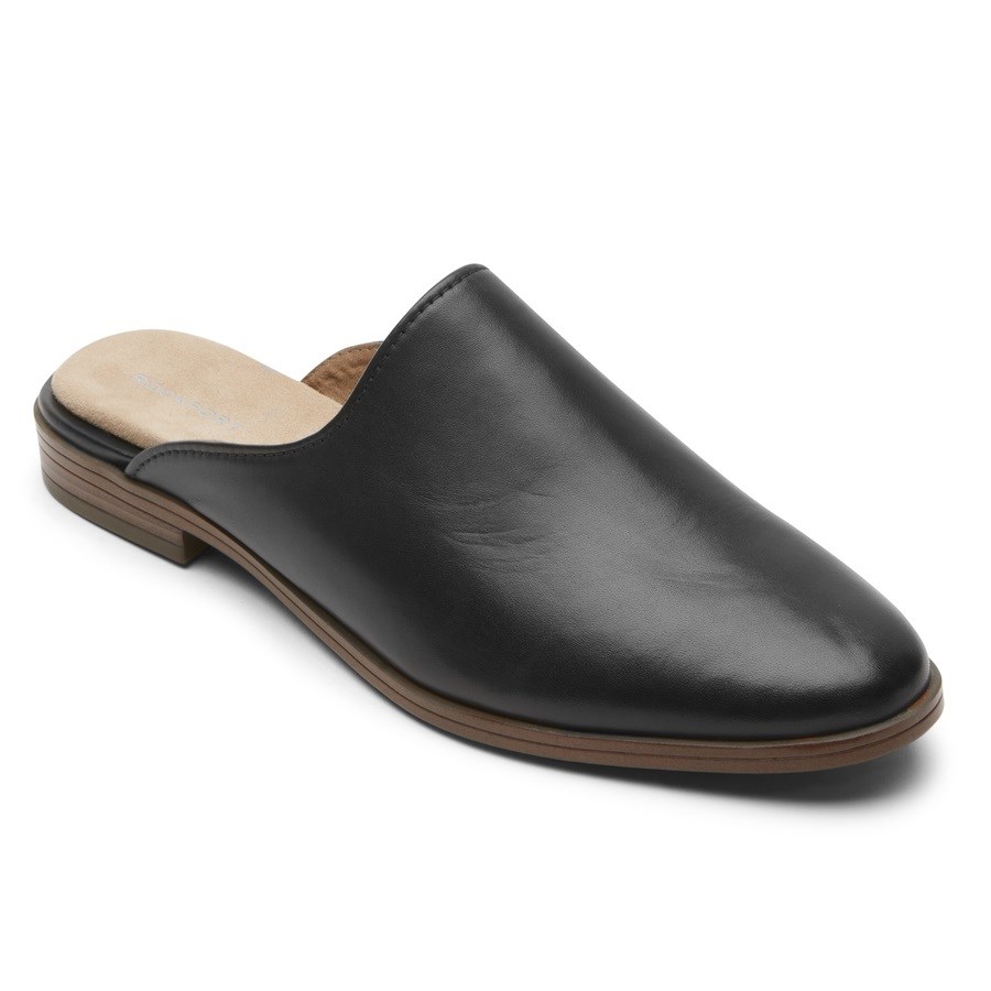 Rockport Perpetua Mules Dames Zwart | NL0O92I5M