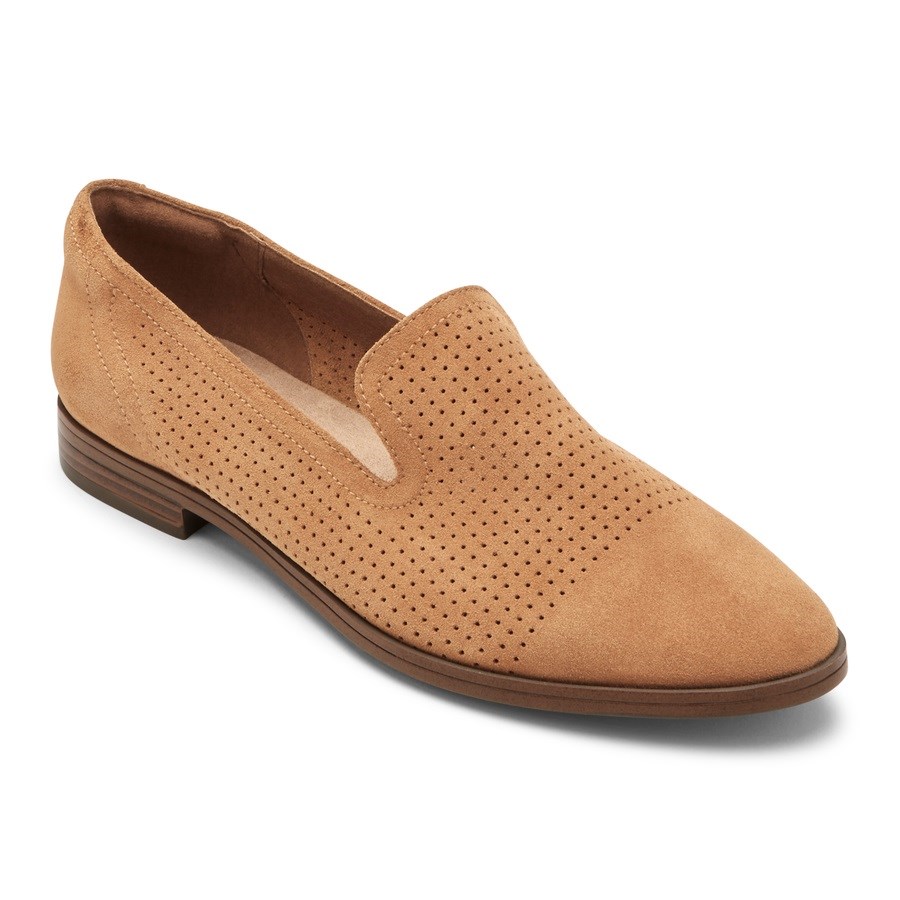 Rockport Perpetua Perforated Loafers Dames Lichtbruin | NL40I9O65