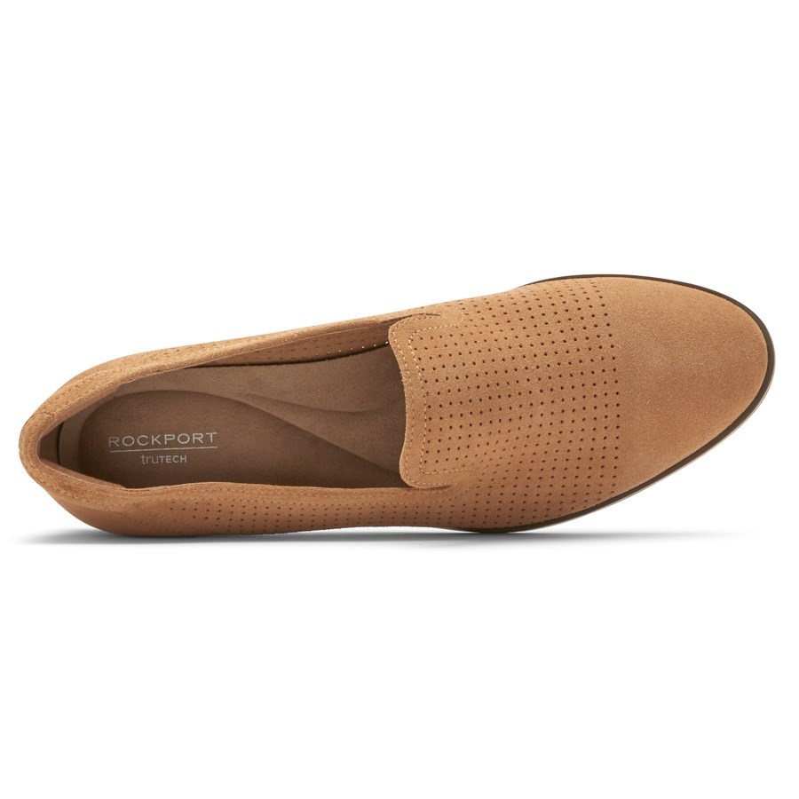 Rockport Perpetua Perforated Loafers Dames Lichtbruin | NL40I9O65