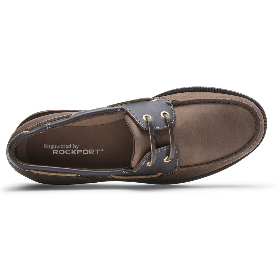 Rockport Perth Bootschoenen Heren Chocola | NL326O195