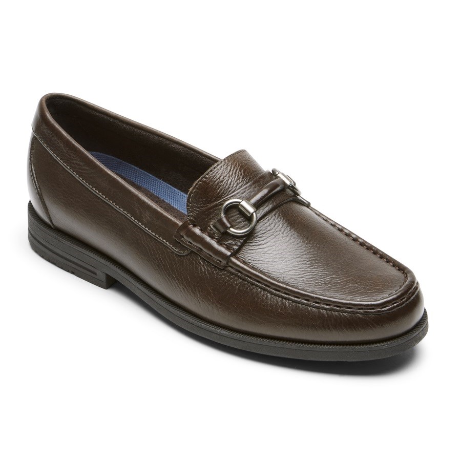 Rockport Preston Bit Loafers Heren Chocola | NL0251OMI