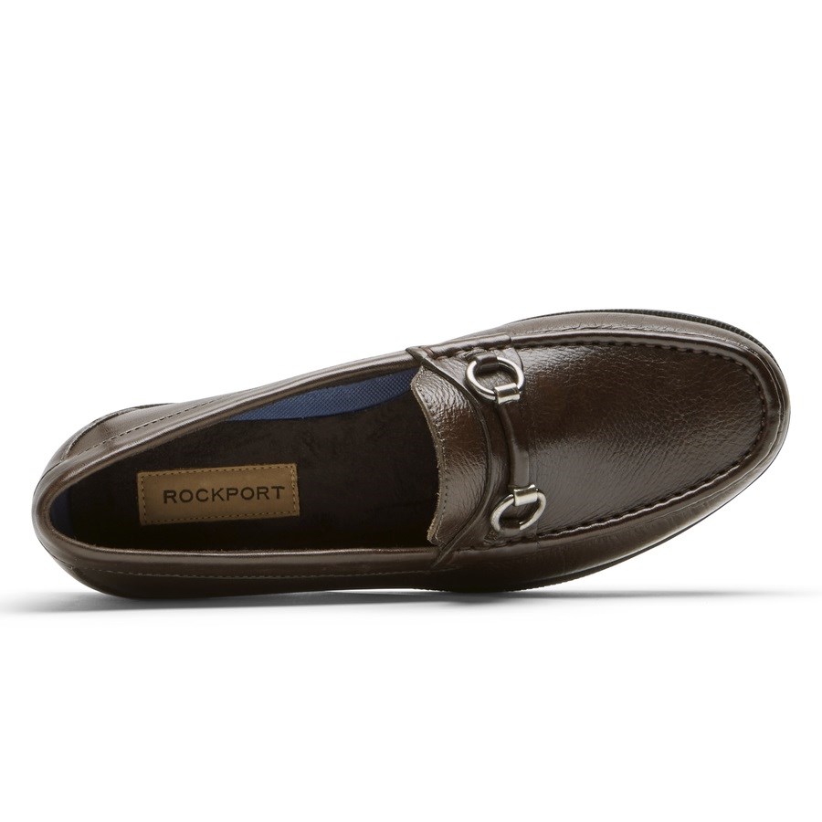 Rockport Preston Bit Loafers Heren Chocola | NL0251OMI