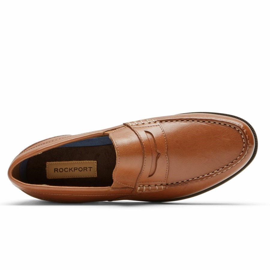 Rockport Preston Penny Loafers Heren Bruin | NL1OM580I