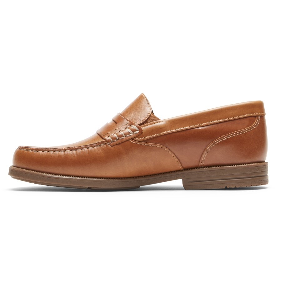 Rockport Preston Penny Loafers Heren Bruin | NL4698051