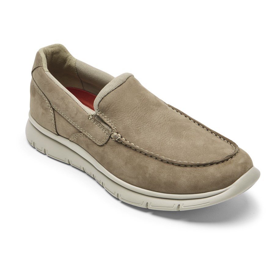 Rockport Primetime Moc Slip On Sneakers Heren Bruin | NL081OM56