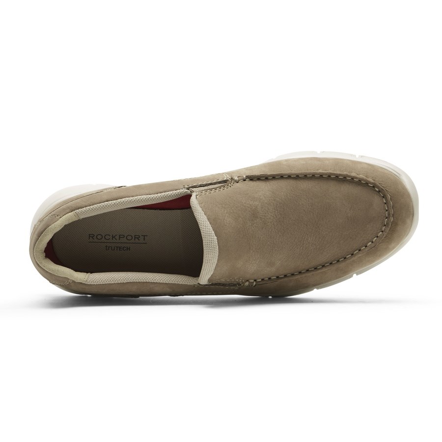 Rockport Primetime Moc Slip On Sneakers Heren Bruin | NL081OM56