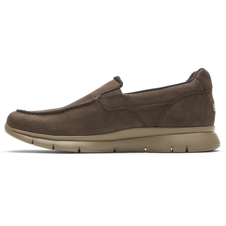 Rockport Primetime Moc Slip On Sneakers Heren Donkerbruin | NL2869I51