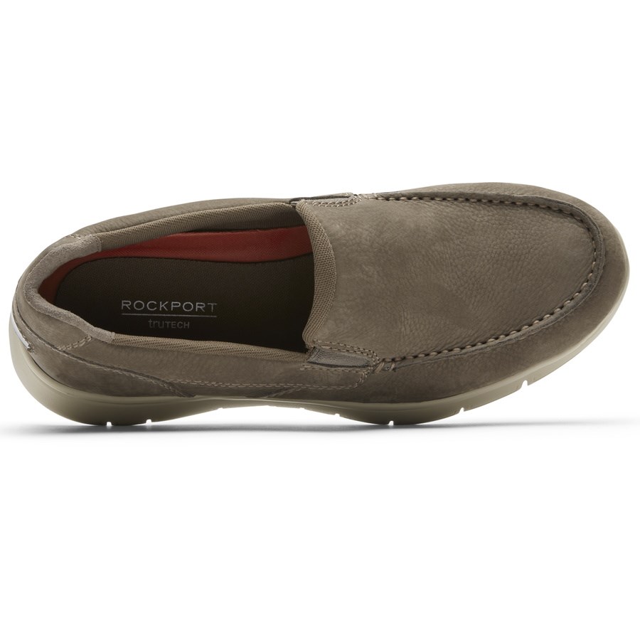 Rockport Primetime Moc Slip On Sneakers Heren Bruin | NL9O5MI18