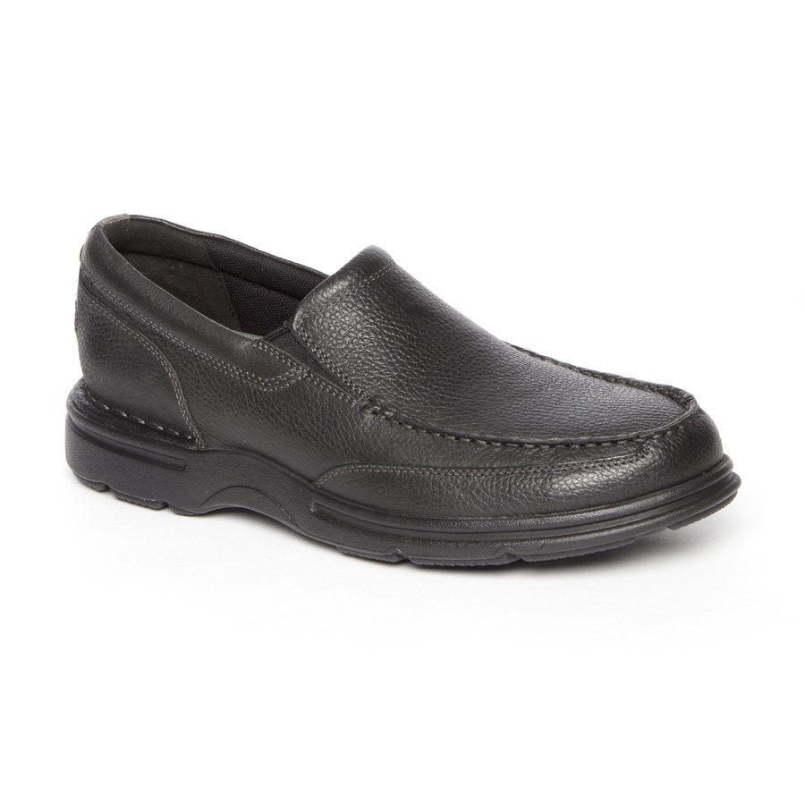 Rockport ProWalker Eureka Plus Slip-On Loafers Heren Zwart | NL1M0I265