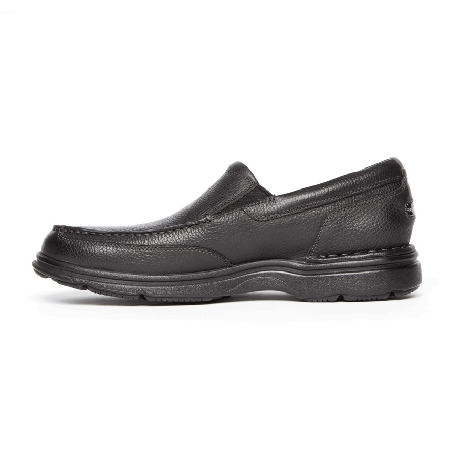 Rockport ProWalker Eureka Plus Slip-On Loafers Heren Zwart | NL1M0I265