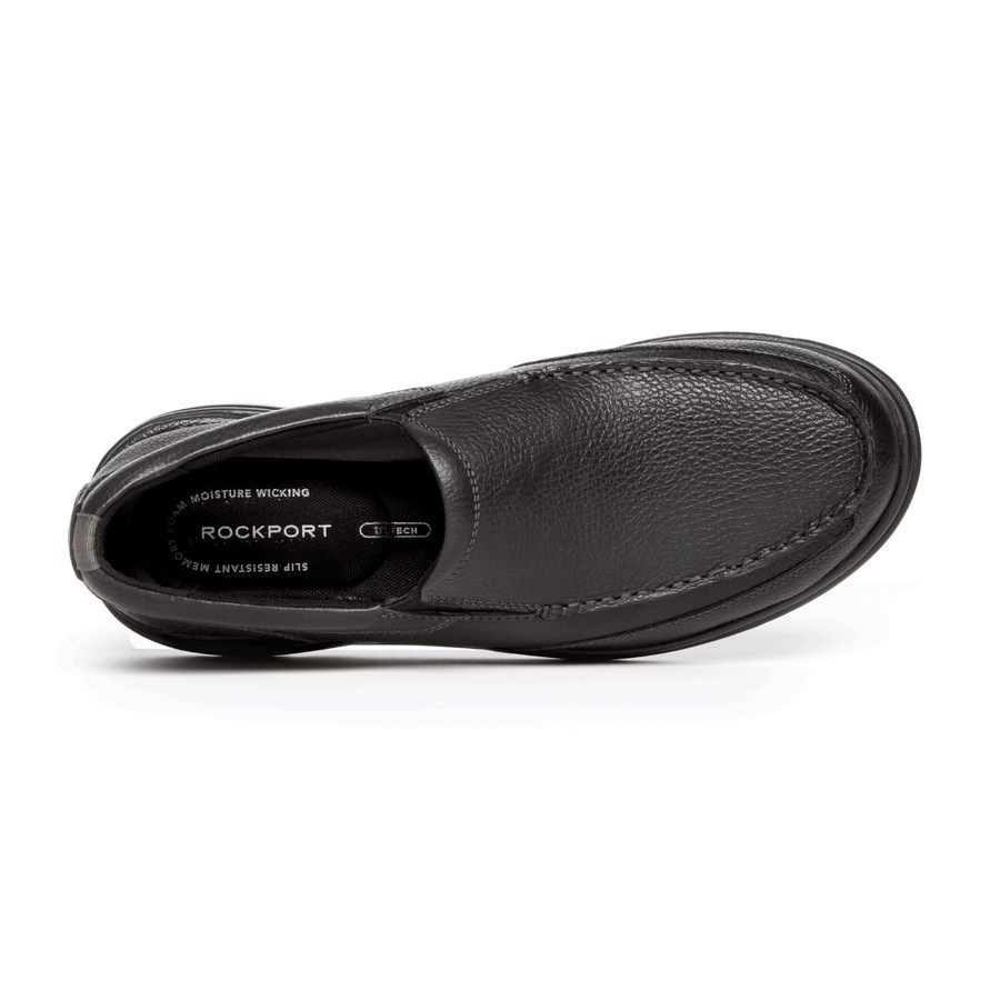 Rockport ProWalker Eureka Plus Slip-On Loafers Heren Zwart | NL1M0I265