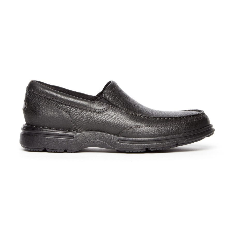 Rockport ProWalker Eureka Plus Slip-On Loafers Heren Zwart | NL1M0I265