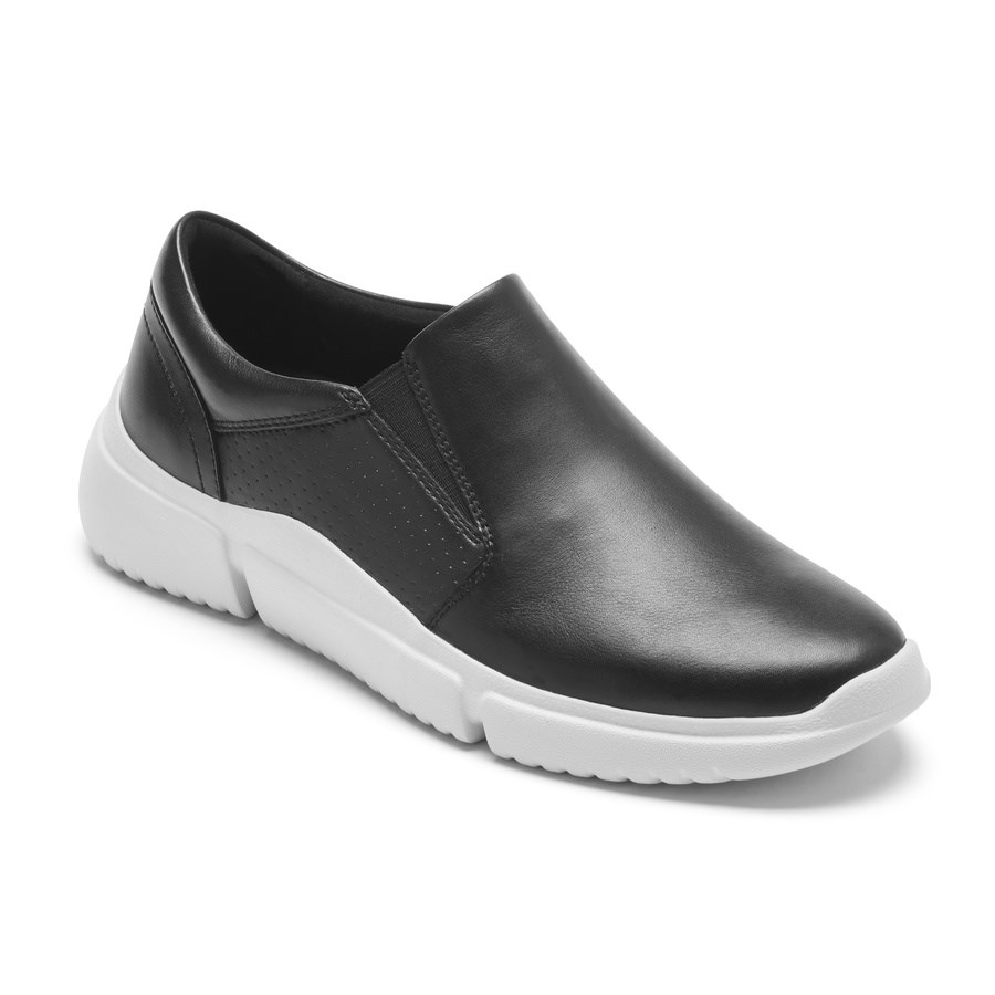 Rockport R-Evolution Washable Slip On Sneakers Dames Zwart | NL8O2M105