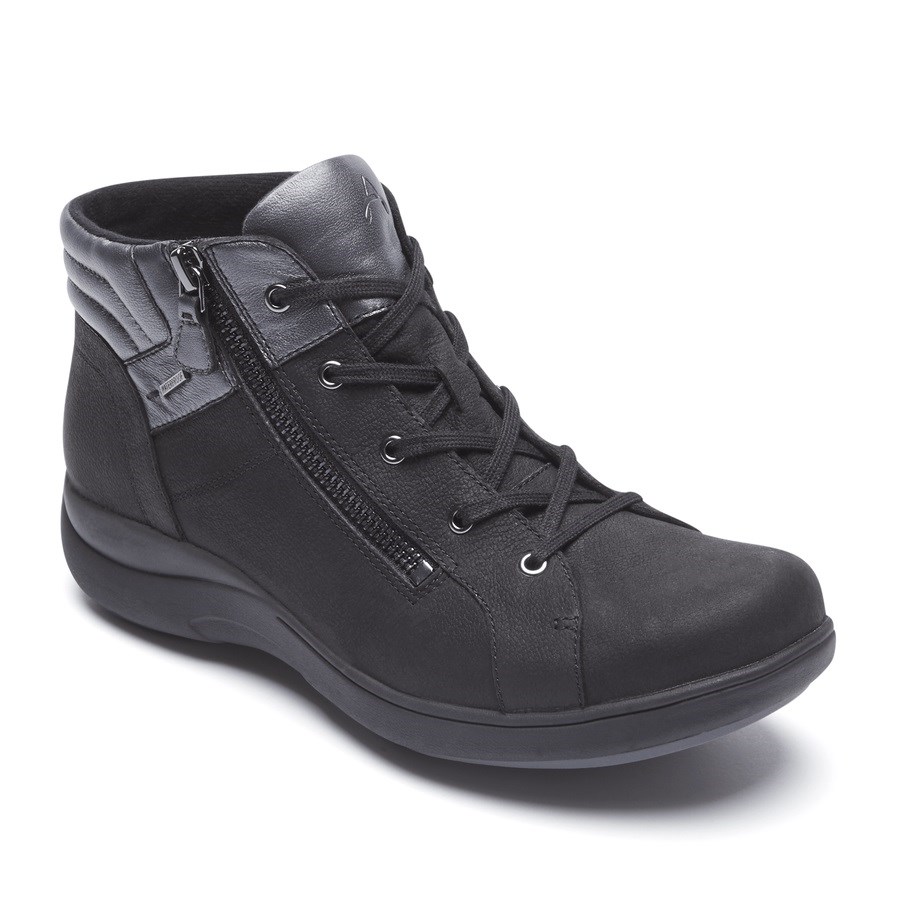 Rockport Rev Stridarc Waterdichte Low Laarzen Dames Zwart | NL0M18O92