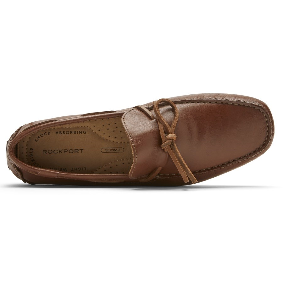 Rockport Rhyder Tie Loafers Heren Donkerbruin | NL598O01I