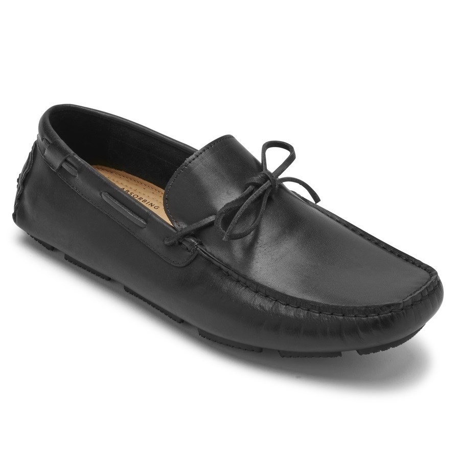 Rockport Rhyder Tie Loafers Heren Zwart | NL0925I6O