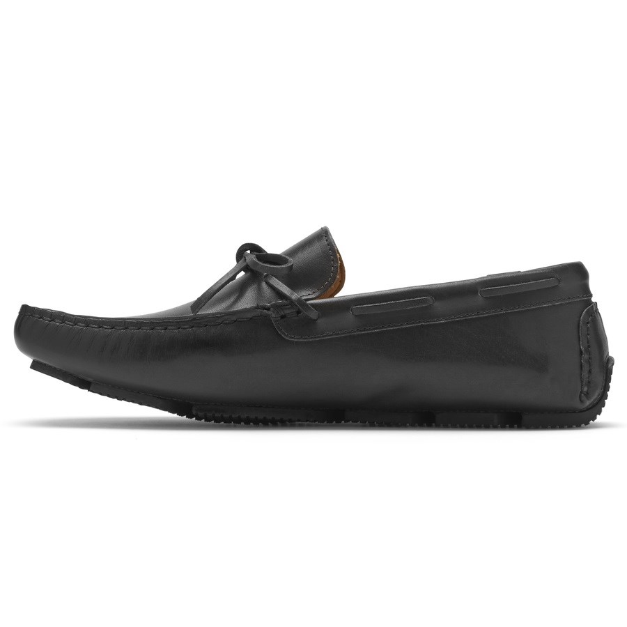 Rockport Rhyder Tie Loafers Heren Zwart | NL0925I6O