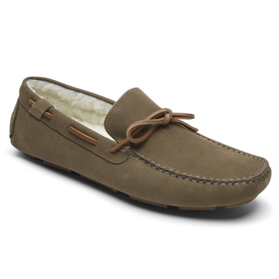 Rockport Rhyder Tie Slippers Heren Bruin | NL0982IO6