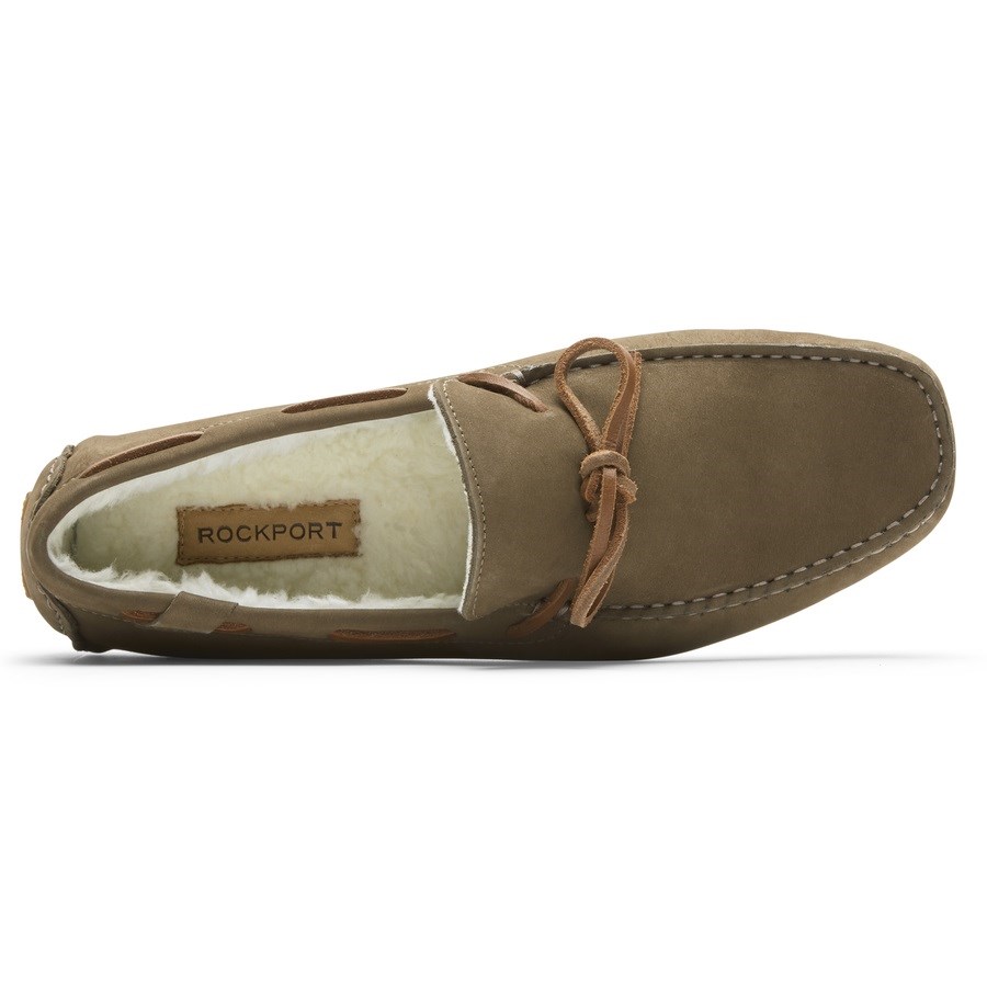 Rockport Rhyder Tie Slippers Heren Bruin | NL0982IO6