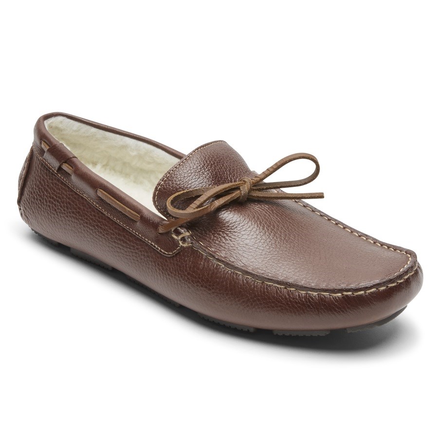 Rockport Rhyder Tie Slippers Heren Chocola | NL71M2I98