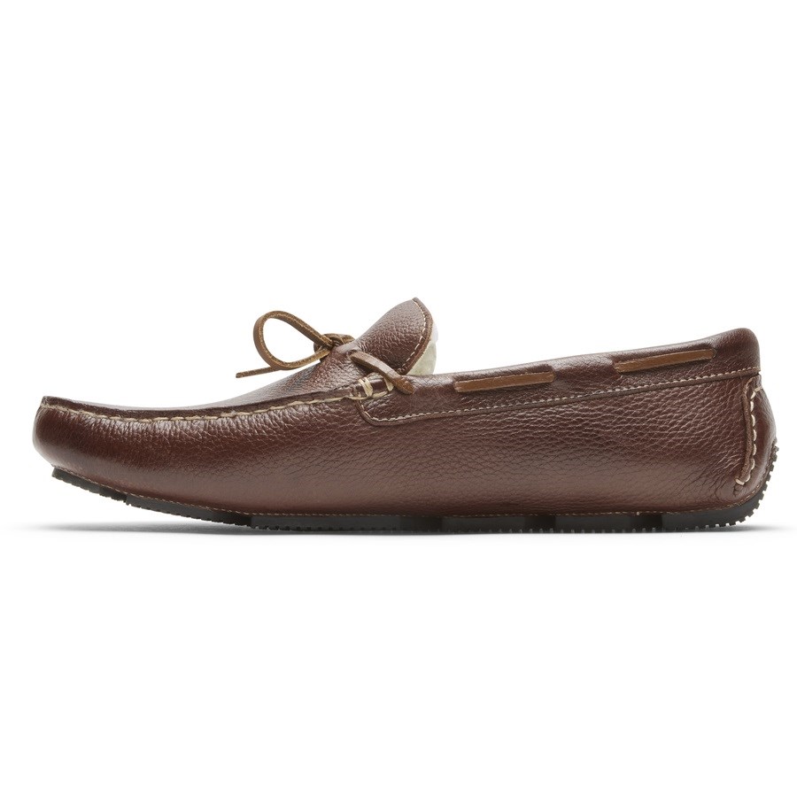 Rockport Rhyder Tie Slippers Heren Chocola | NL71M2I98