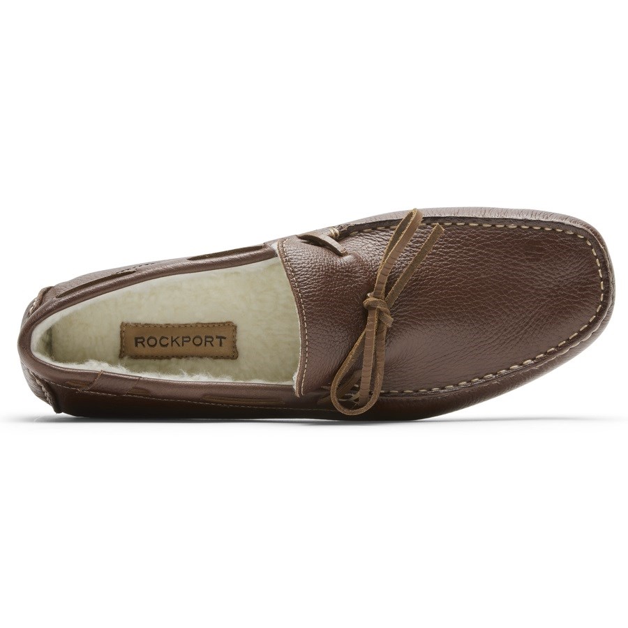 Rockport Rhyder Tie Slippers Heren Chocola | NL71M2I98