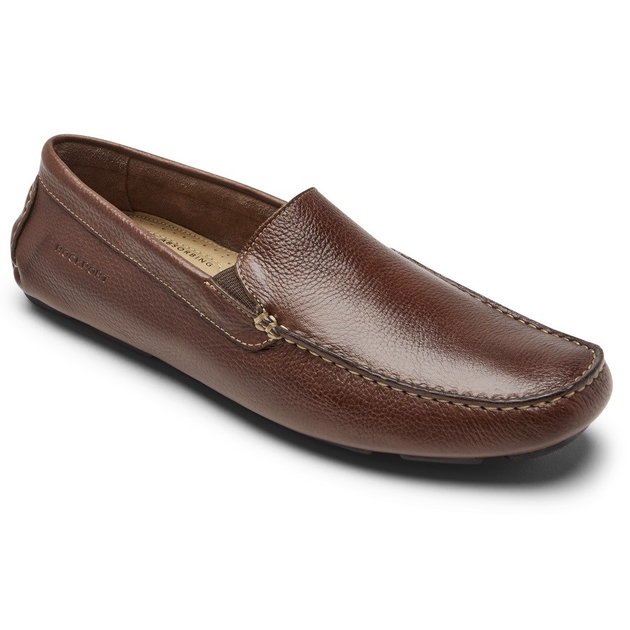 Rockport Rhyder Venetian Loafers Heren Donkerbruin | NL25M8O1I