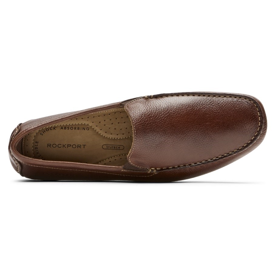 Rockport Rhyder Venetian Loafers Heren Donkerbruin | NL25M8O1I